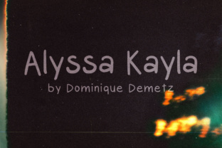 Alyssa Kayla: A Handwritten Font with Cutesy Charm