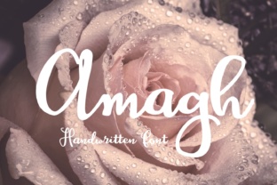 Amagh: A Handwritten Font for Elegant and Playful Design