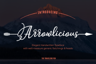 Arrowlicious: The Handwritten Font That Elevates Your Design Game