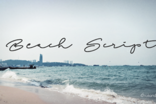 Beach Script: A Handwritten Font That Brings Joy to Every Design