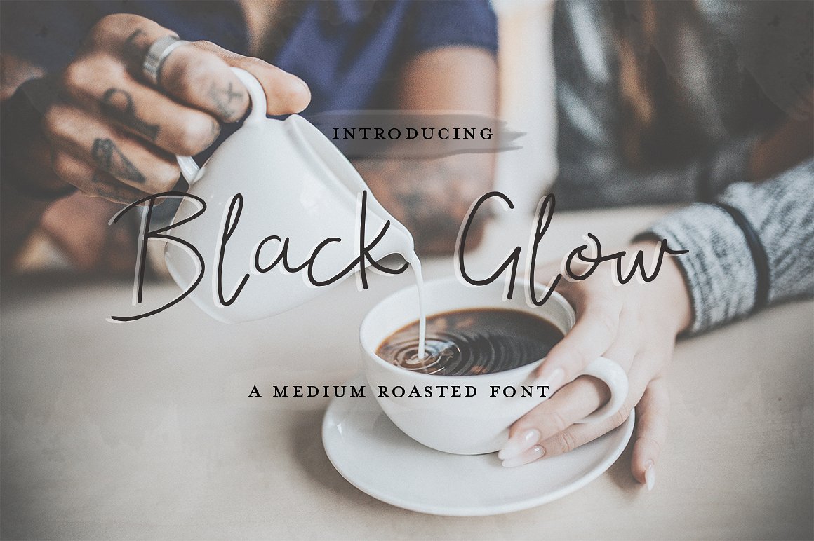 Black Glow: The Handwritten Font That Can’t Be Ignored
