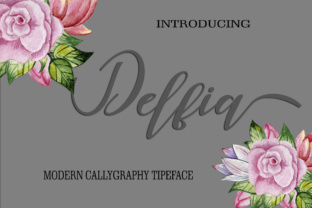 Delfia: Elegant Calligraphy for Modern Design