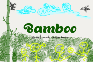 Discover the Unique Charm of Bamboo: A Playful Font for Modern Creatives