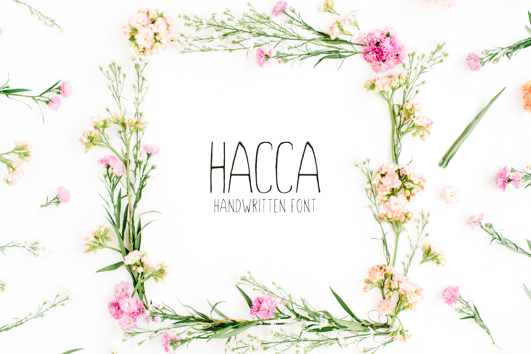 Hacca: A Handwritten Font for Lighthearted Design Workflows