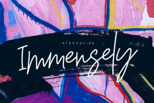 Immensely: A Stylish Script for Modern Design