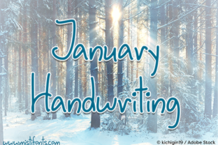 January Handwriting: A Quirky Font for Creative Projects