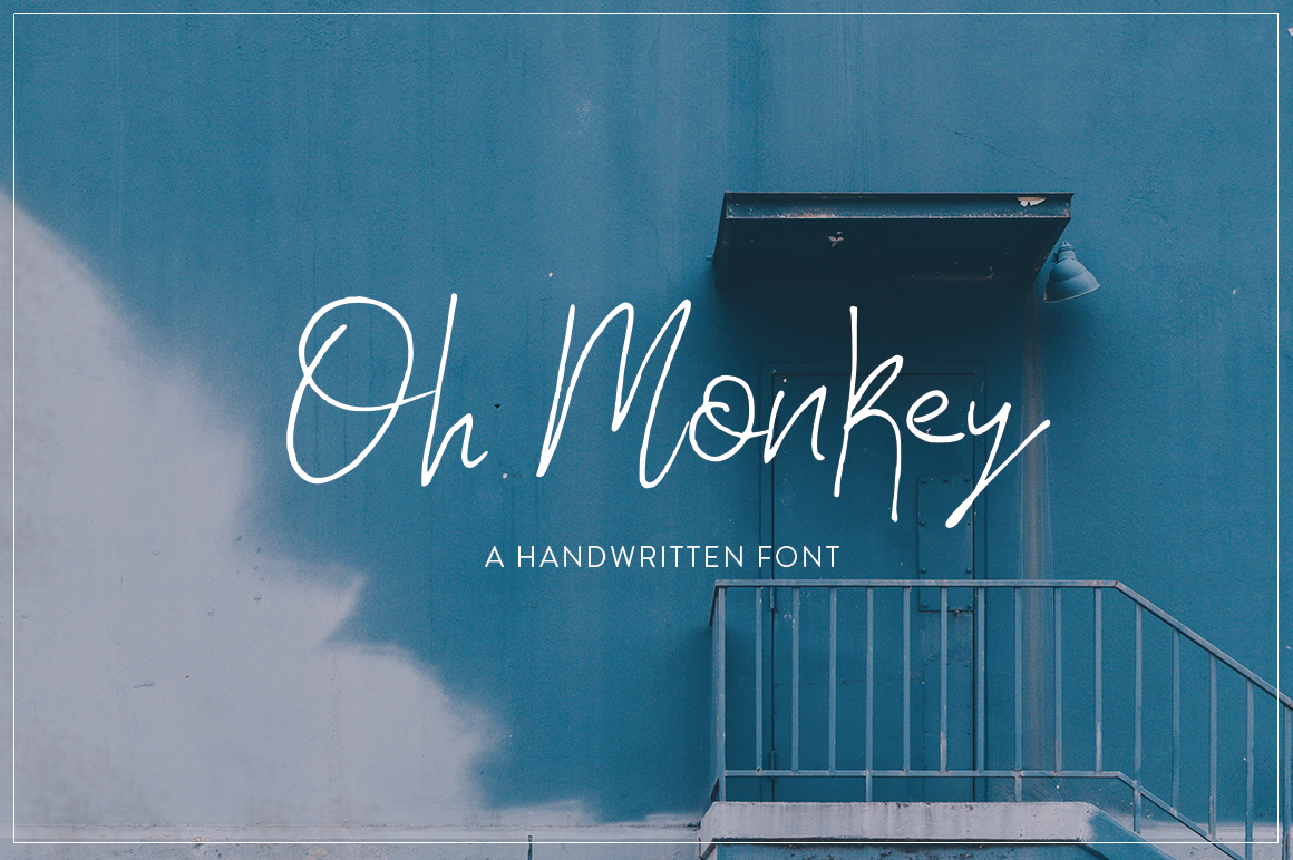 Oh Monkey: A Slinky Script Font with a Monoline Soul
