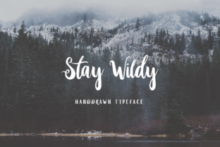 Stay Wildy: A Handwritten Script Font for Modern Creativity