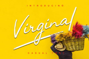 Virginal: A Timeless Handwritten Calligraphy Font for Every Project