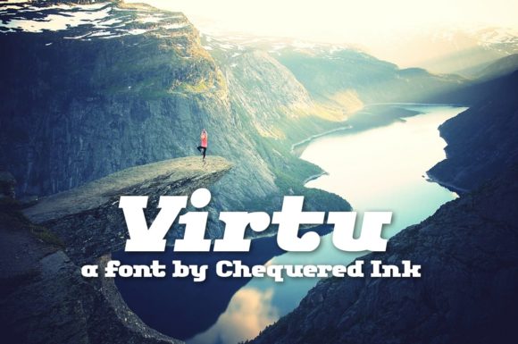 Virtu: A Cartoony Western Font for Creative Expression